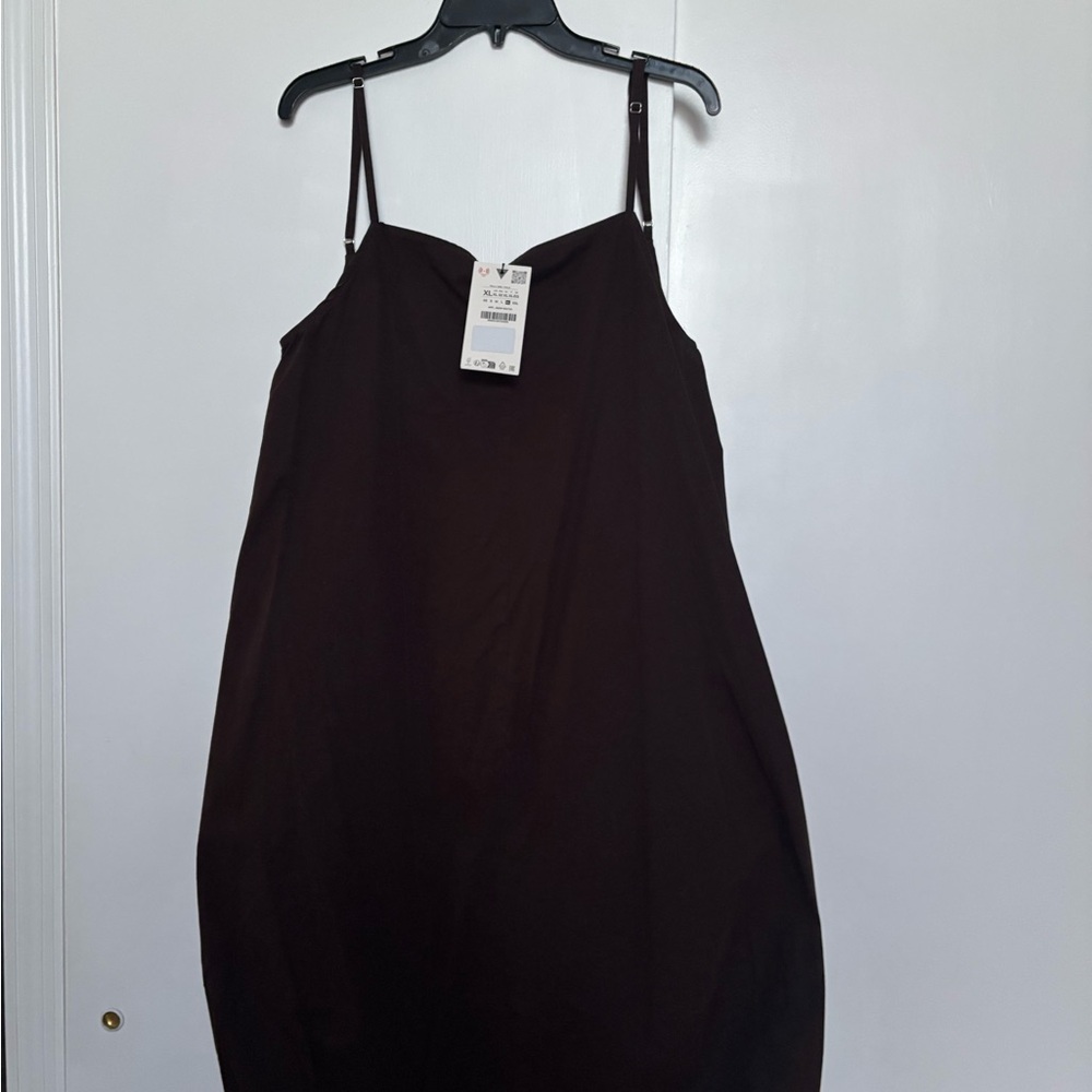 Zara Brown maxi dress